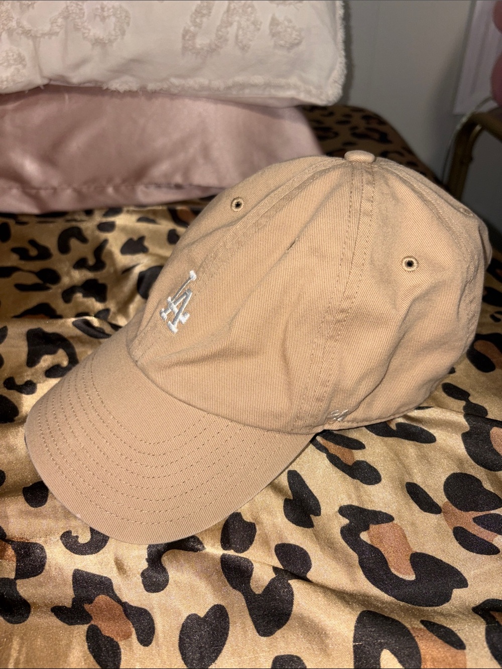 47 Los Angeles Dodgers Tan and Black Baseball Cap